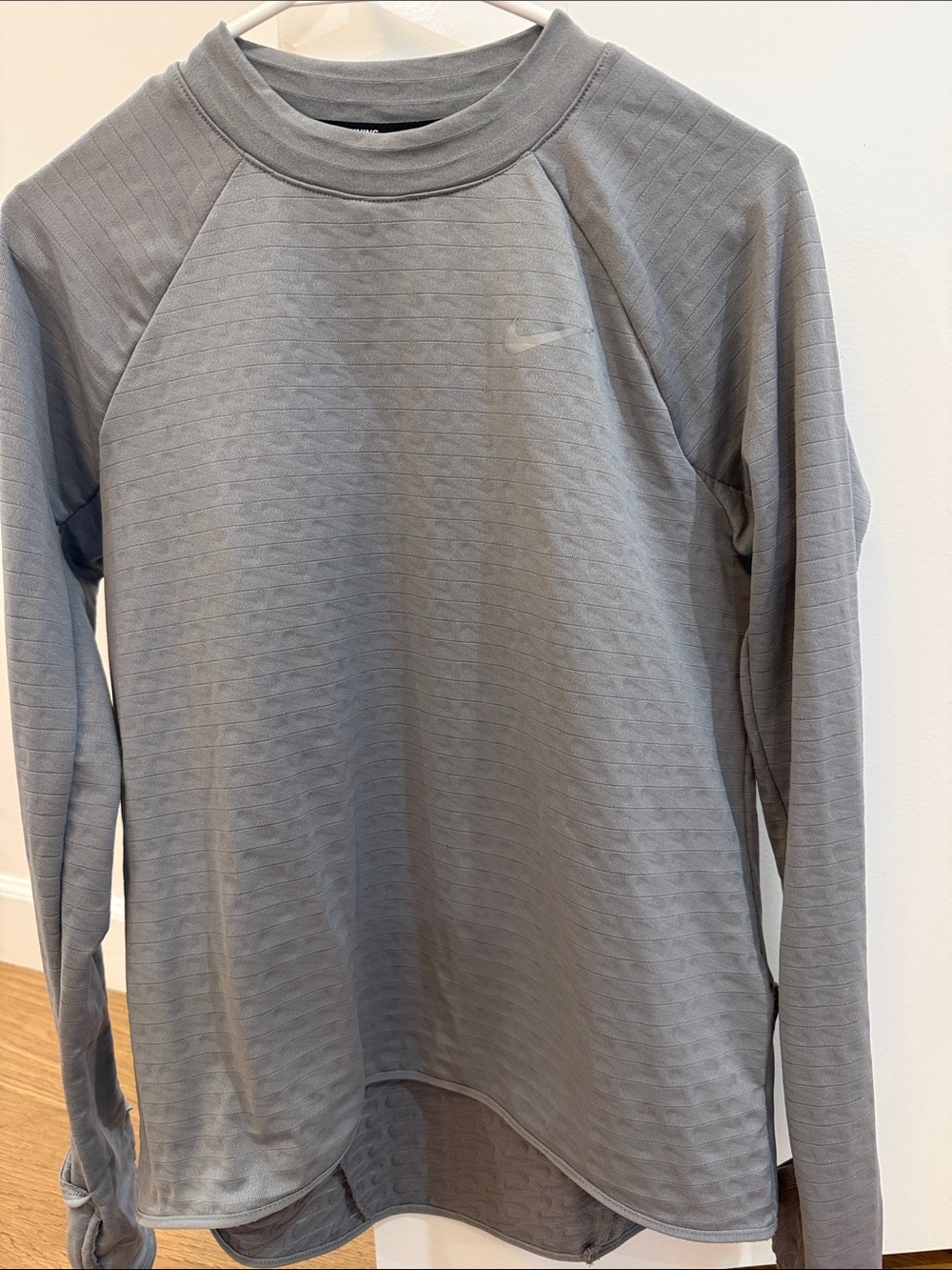 Nike Light Gray Women’s Crewneck Performance Sweater, M